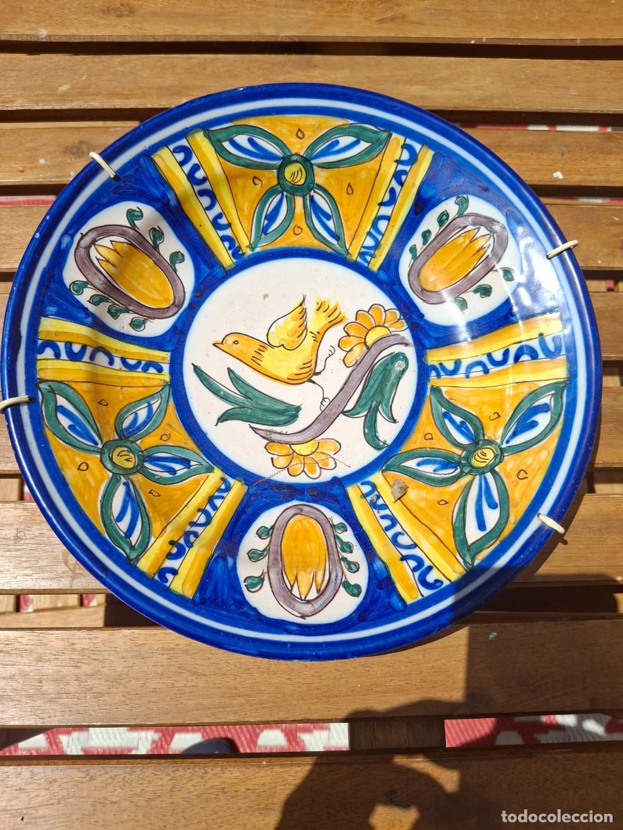 Antig&uuml;edades: Plato de cer&aacute;mica de Manises