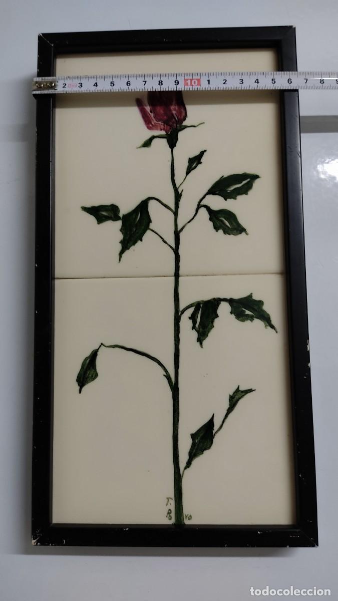 Antig&uuml;edades: Antiguo azulejo catal&aacute;n enmarcado - Foto 18