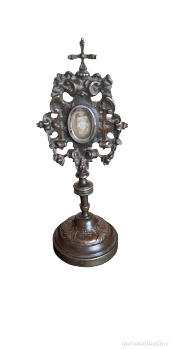 Antig&uuml;edades: (ANT-260505)CUSTODIA DE SAN LUCIANO Y SAN MARCIANO SELLADO CON LACRE SIGLO XIX