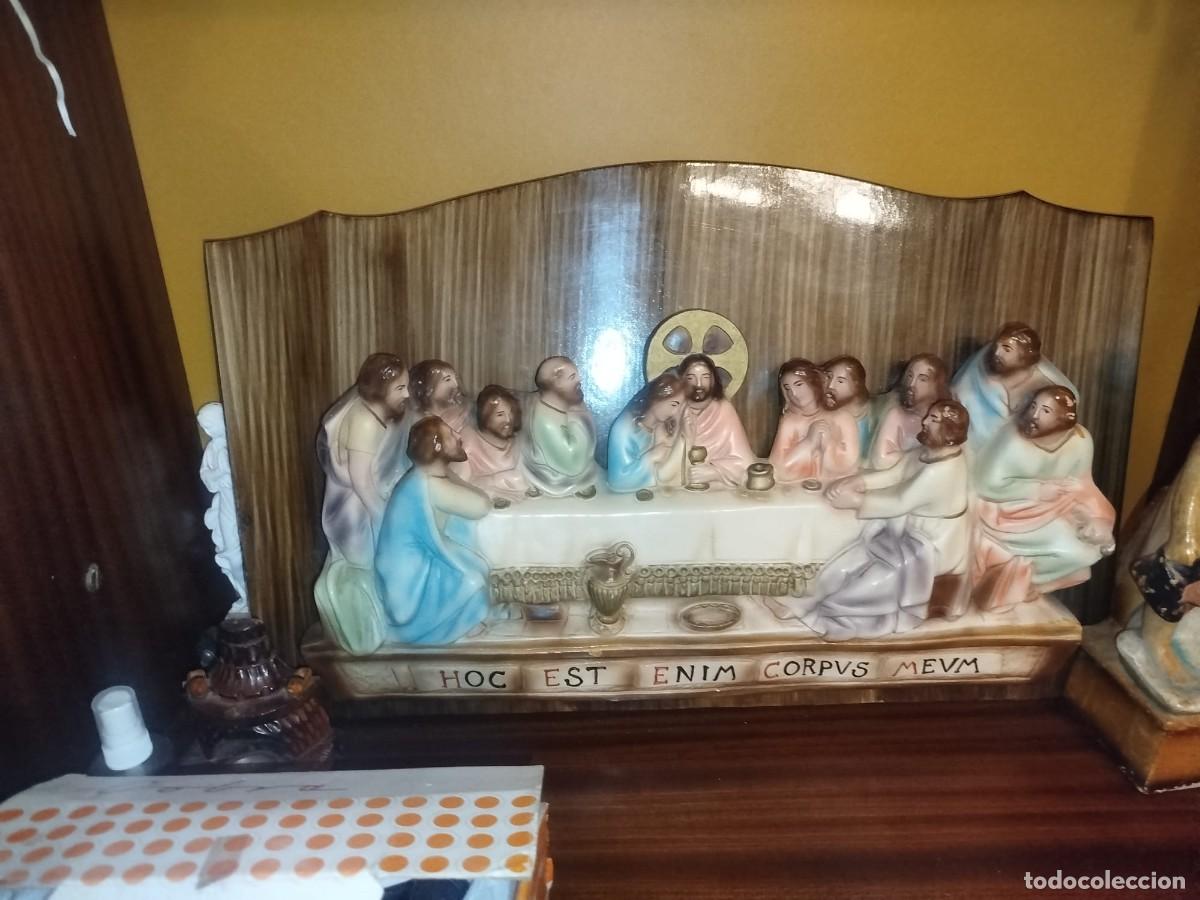 Antig&uuml;edades: Figura religiosa La Ultima Cena vintage