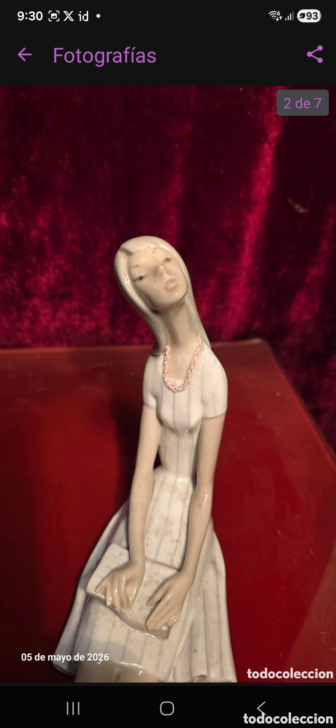 Antig&uuml;edades: Figura porcelana lladro - Foto 2