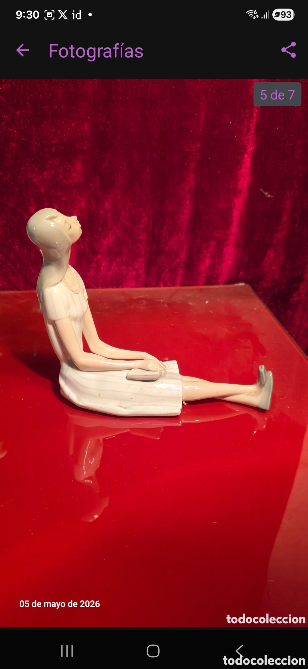 Antig&uuml;edades: Figura porcelana lladro - Foto 3