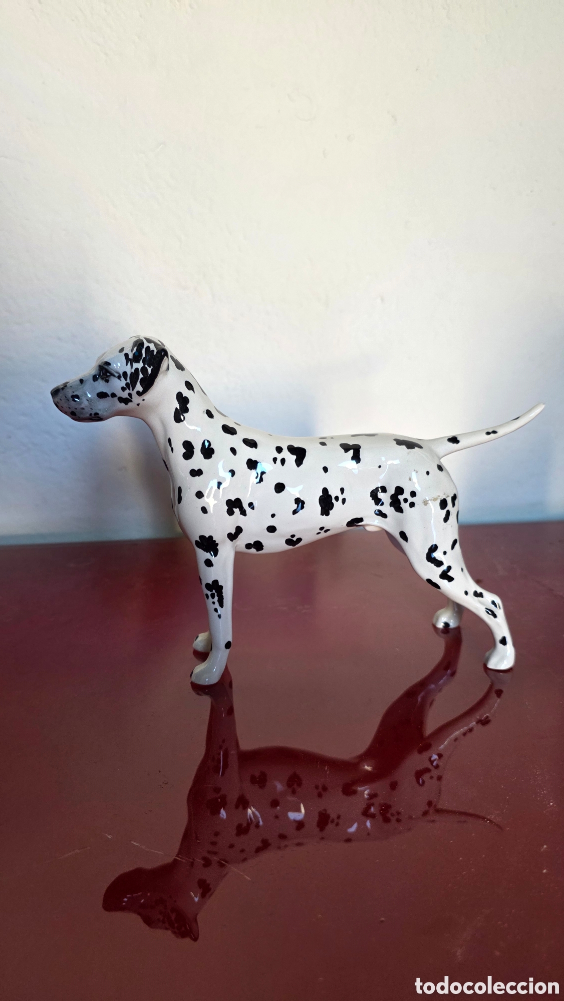 Antig&uuml;edades: Figura perro dalmata porcelana inglesa beswick