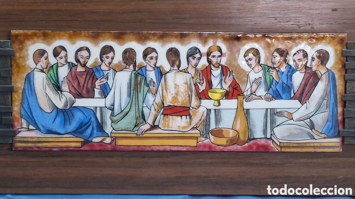 Antig&uuml;edades: Esmalte sobre metal de la &uacute;ltima cena - Foto 5