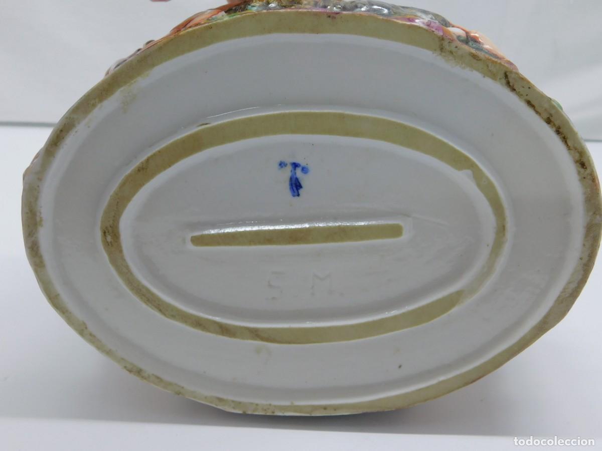 Antig&uuml;edades: CAJA PORCELANA CAPODIMONTE - Foto 13