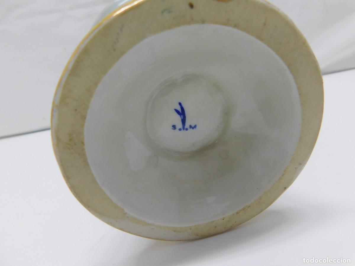 Antig&uuml;edades: COPA PORCELANA CAPODIMONTE - Foto 6
