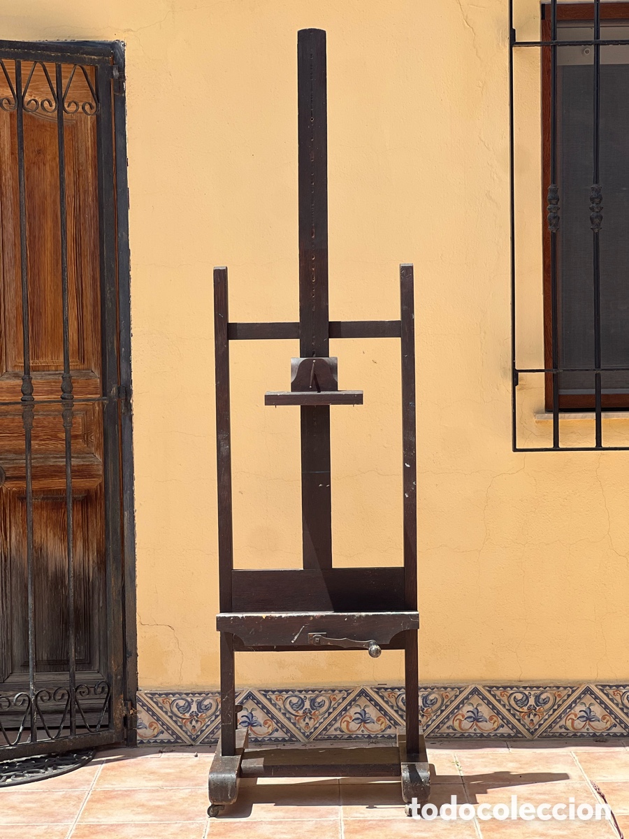 Antig&uuml;edades: Caballete antiguo de estudio pintor - Foto 2