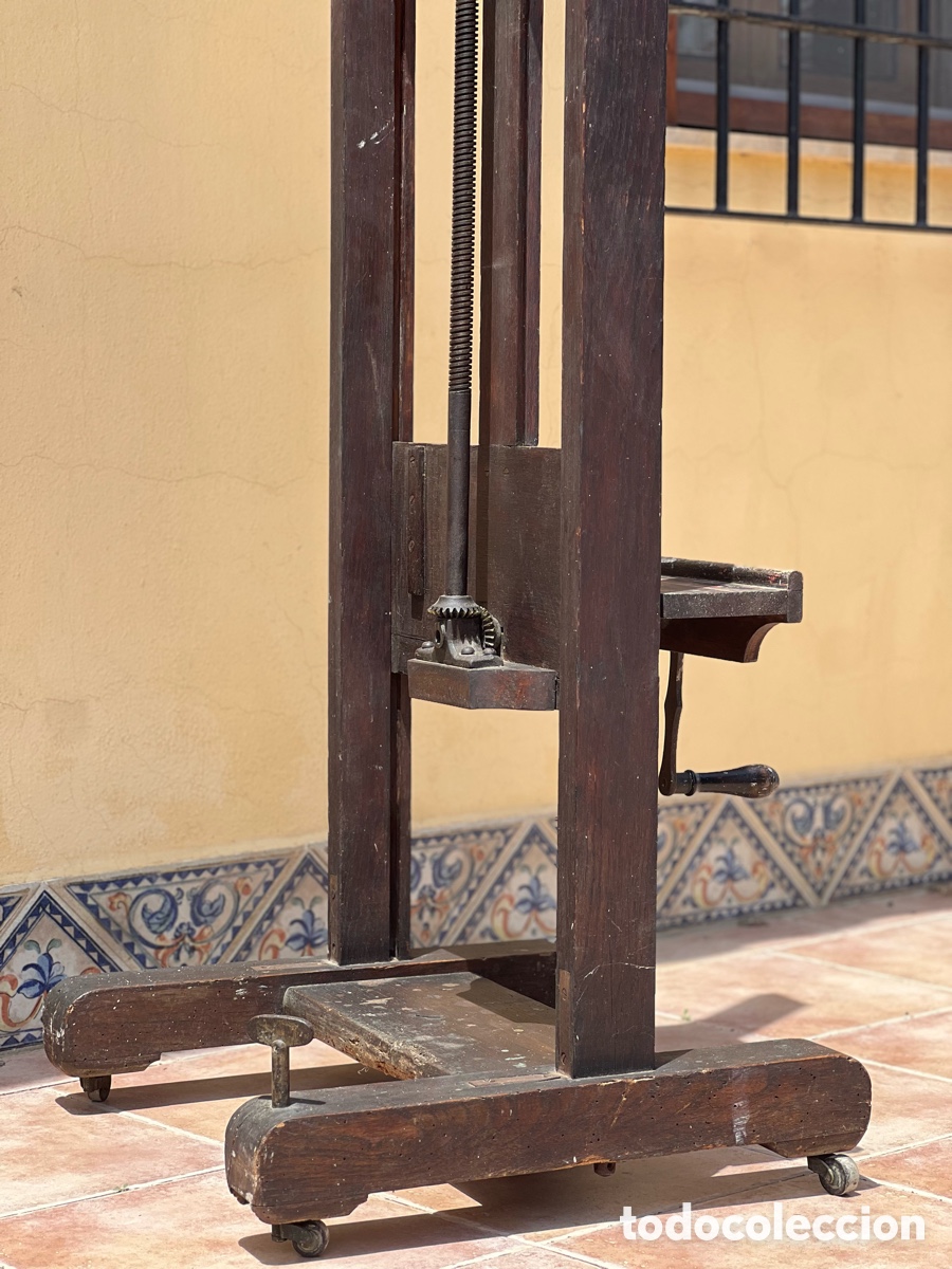 Antig&uuml;edades: Caballete antiguo de estudio pintor - Foto 4