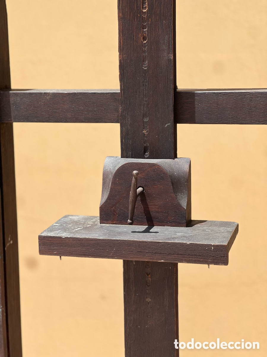 Antig&uuml;edades: Caballete antiguo de estudio pintor - Foto 6