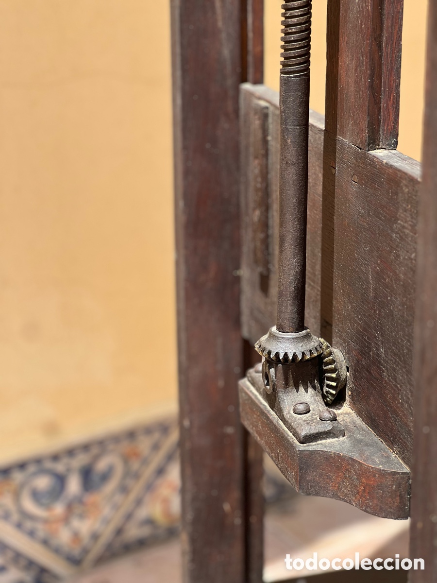 Antig&uuml;edades: Caballete antiguo de estudio pintor - Foto 8