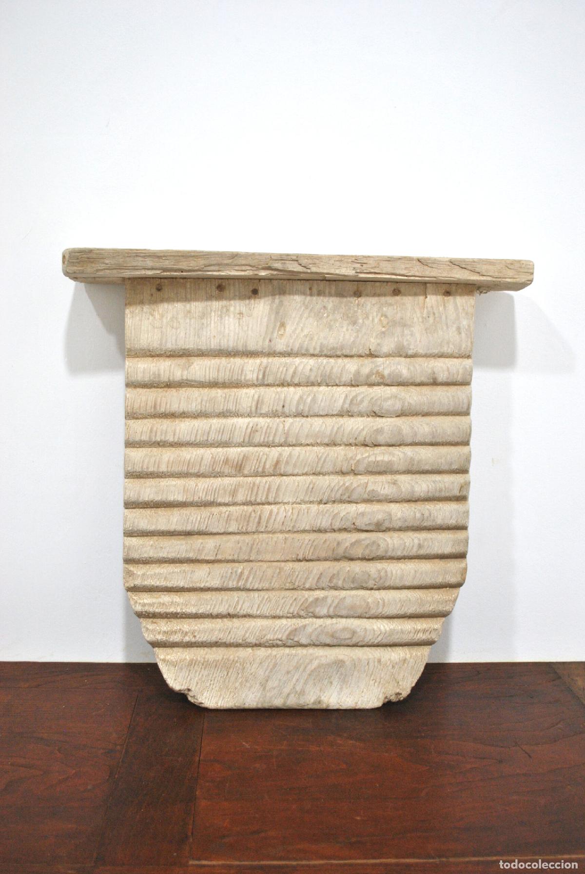 Antiguidades: Tabla de lavar madera
