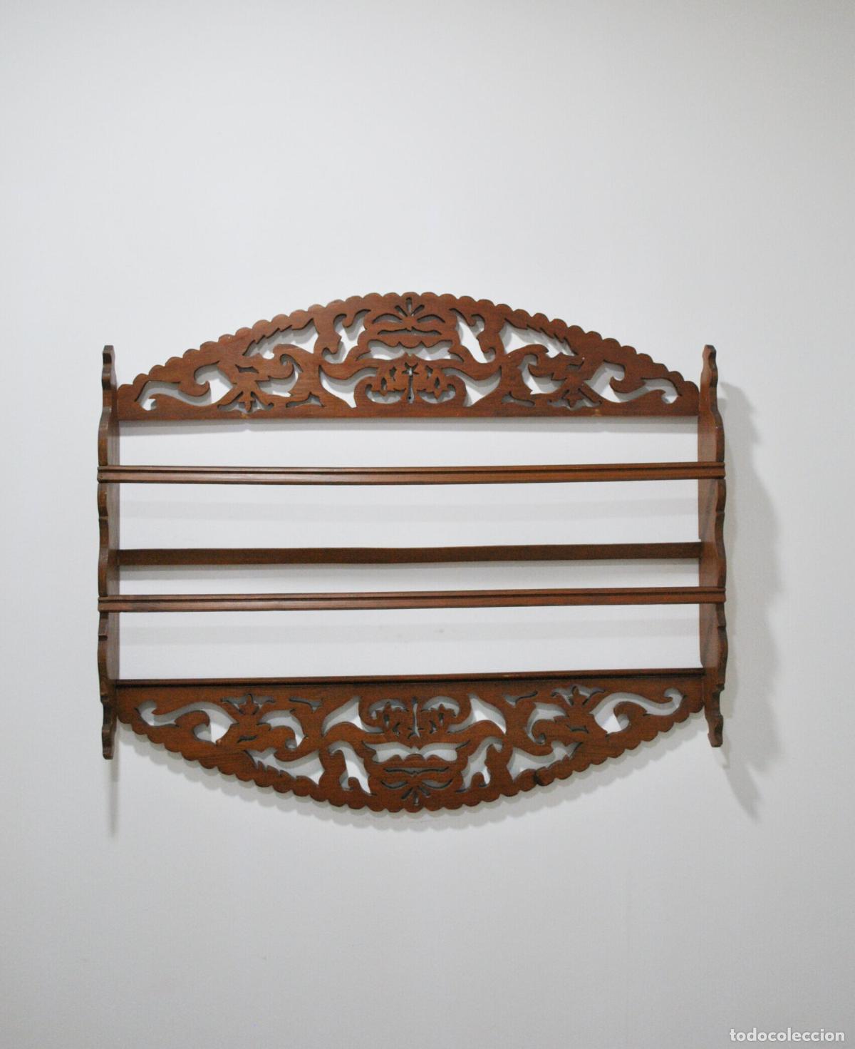 Antiquit&auml;ten: Mueble platero de pared de madera
