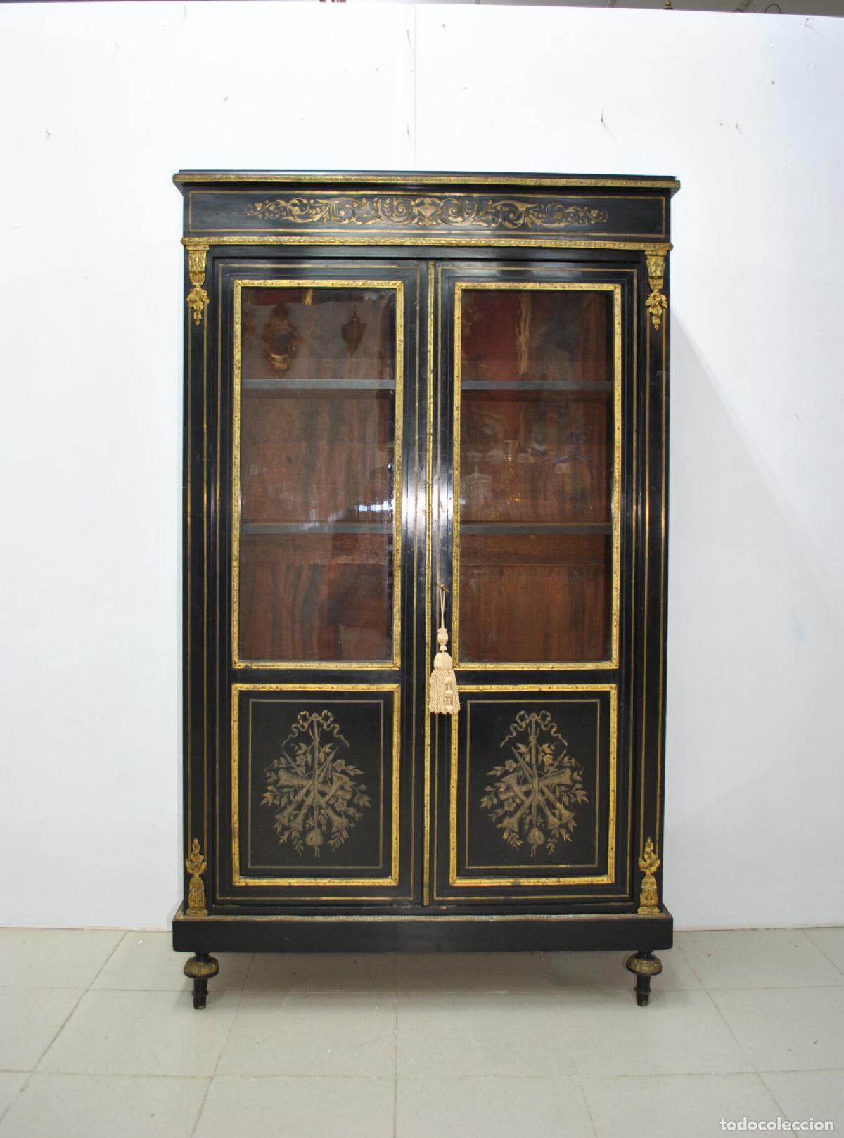 Antig&uuml;edades: Vitrina antigua Napole&oacute;n III