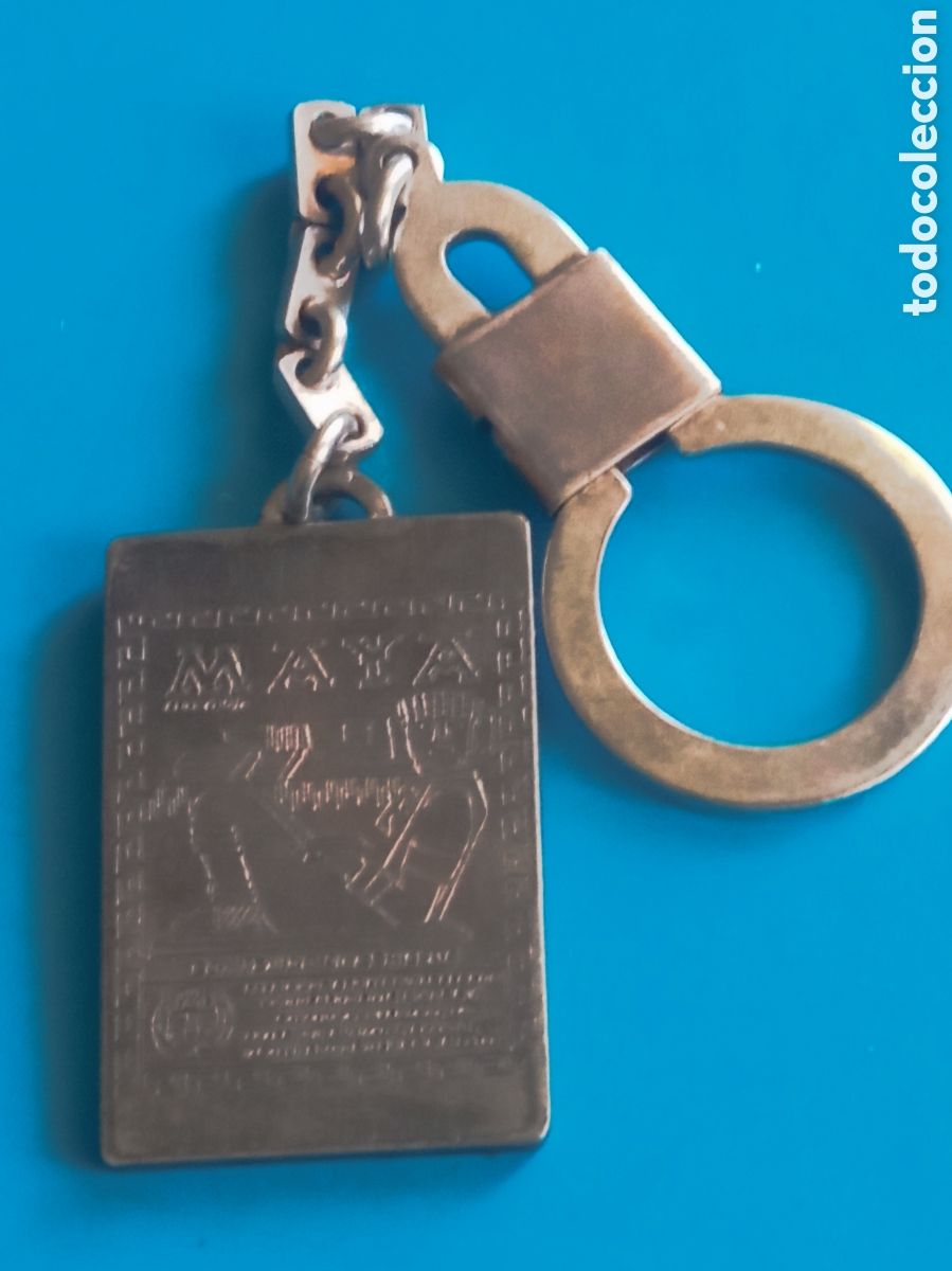 Antig&uuml;edades: Llavero de plata, Maya - Foto 2