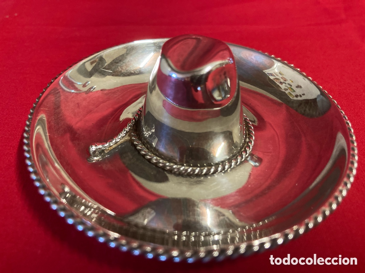 Antig&uuml;edades: Sombrero mexicano de plata 9.25