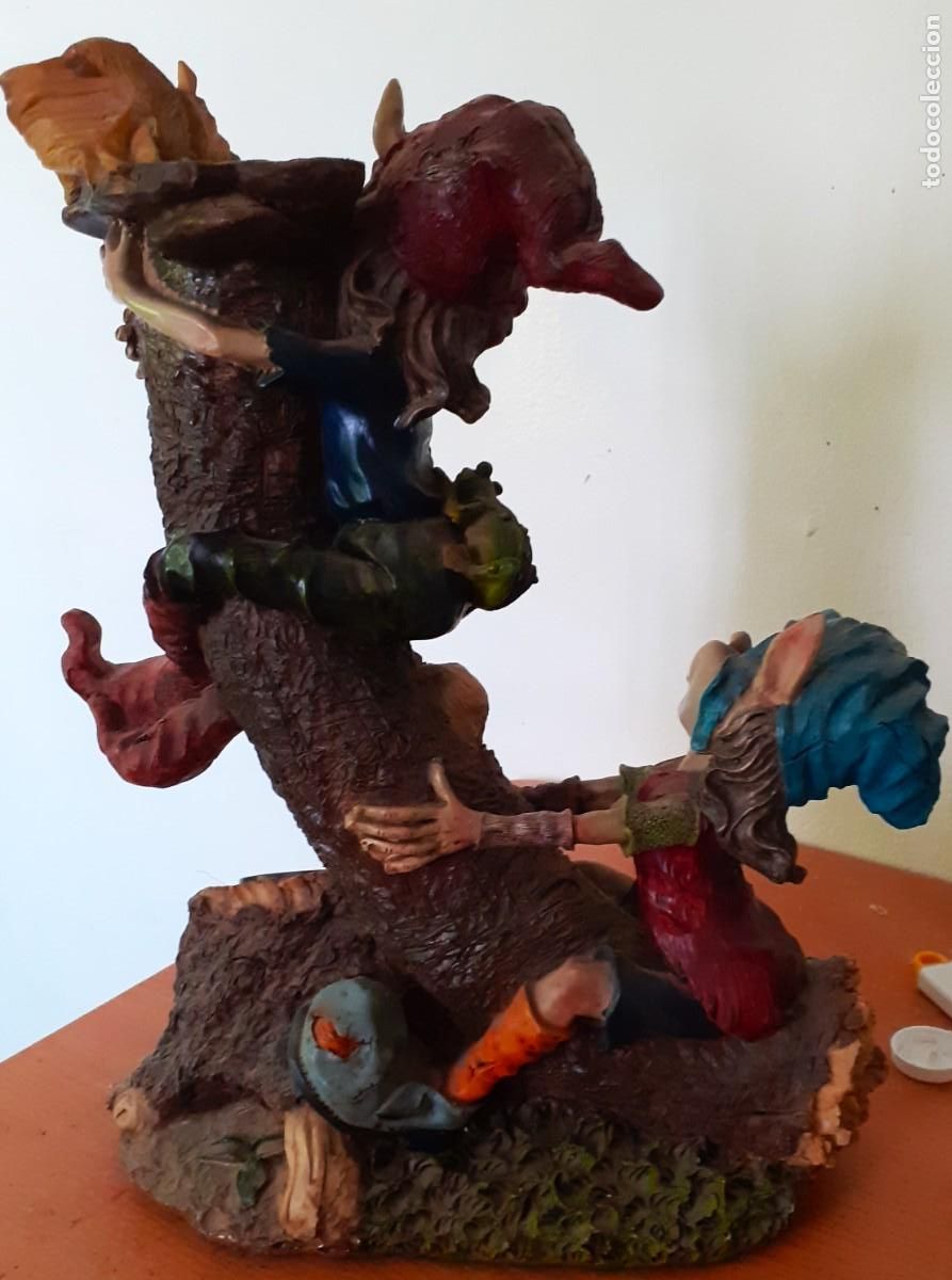 Antig&uuml;edades: PAREJA DE ELFOS. FIGURA. - Foto 4