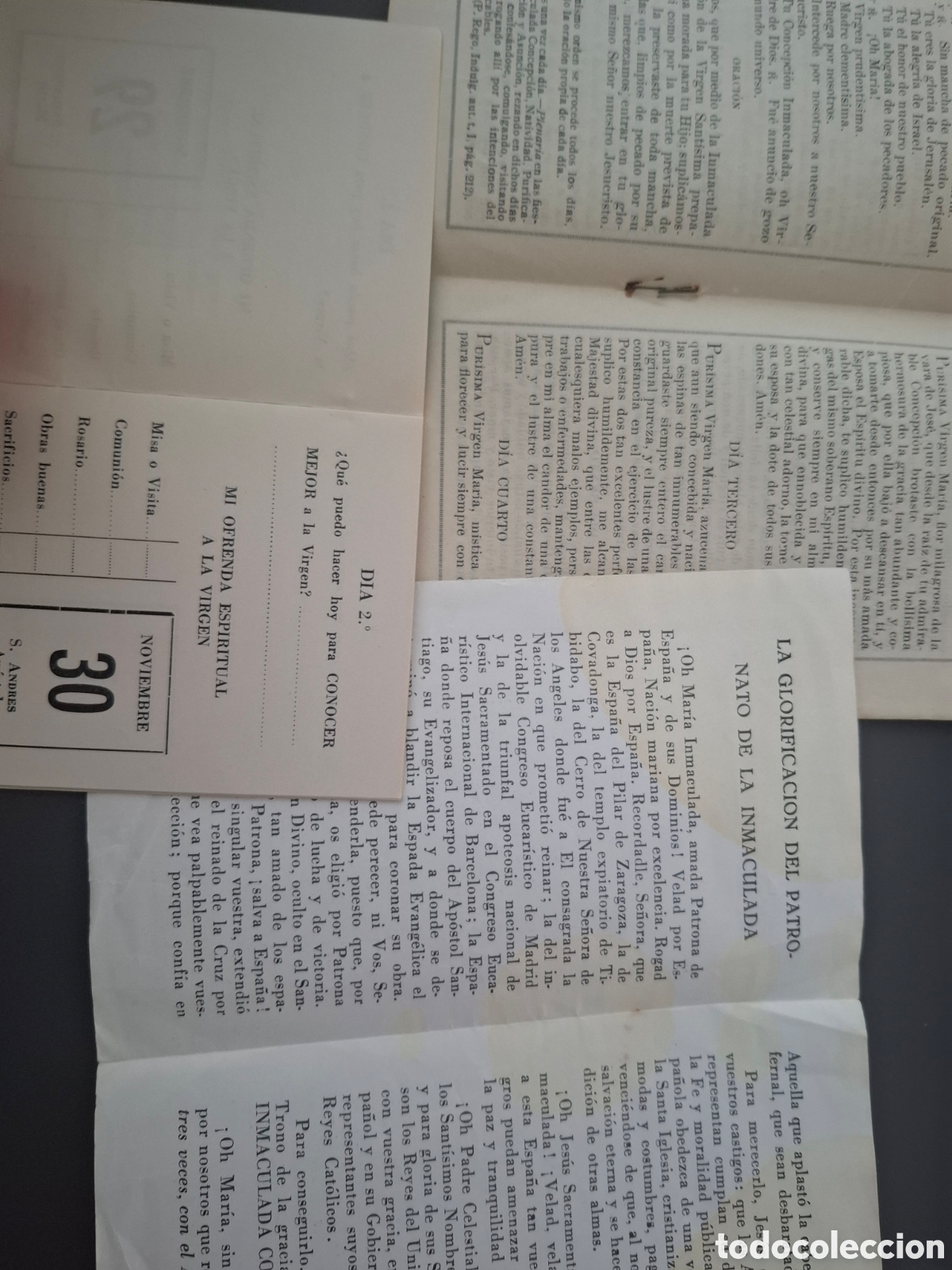 Antig&uuml;edades: Tres novenas a la Inmaculada - Foto 2