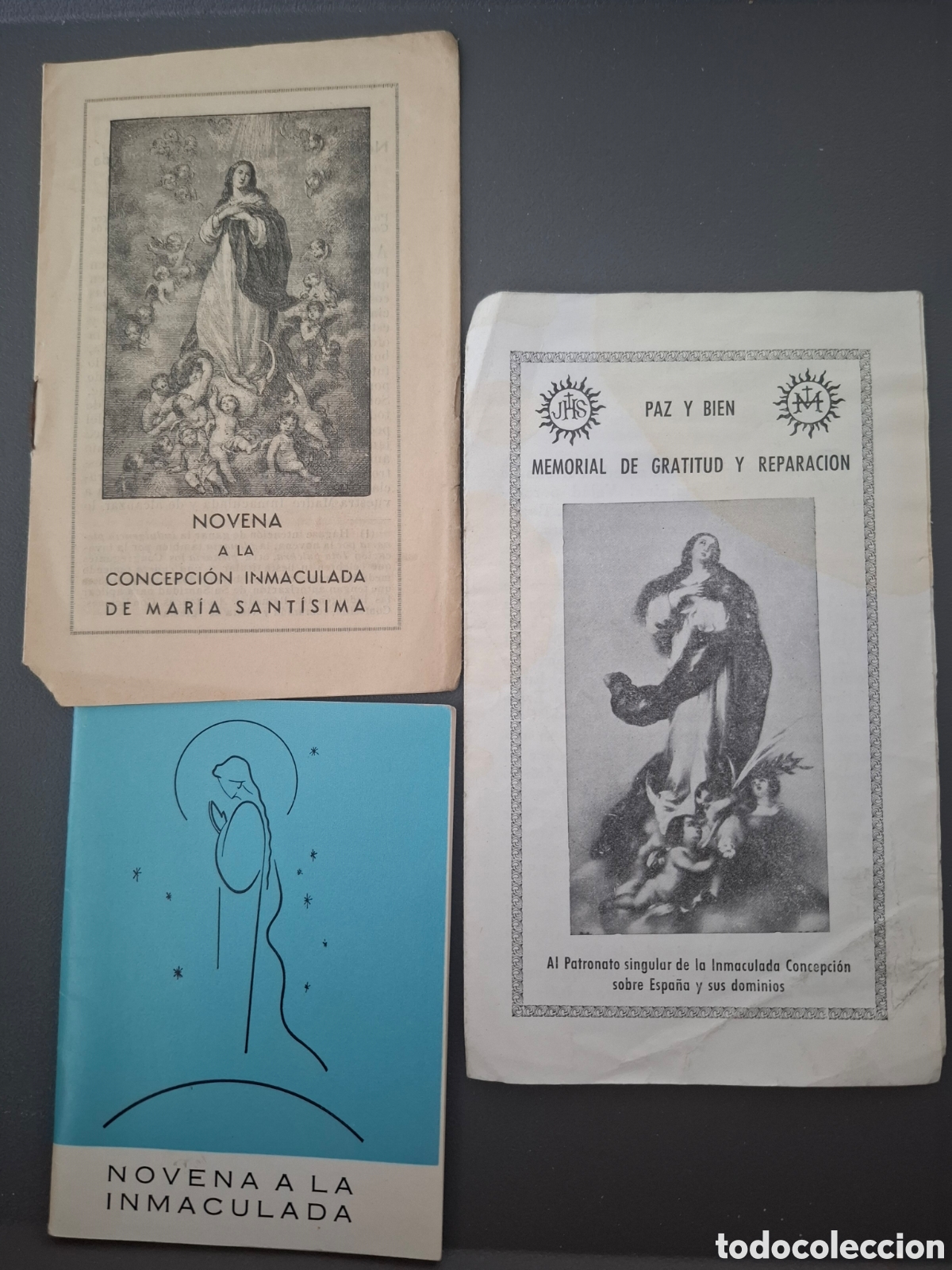 Antig&uuml;edades: Tres novenas a la Inmaculada