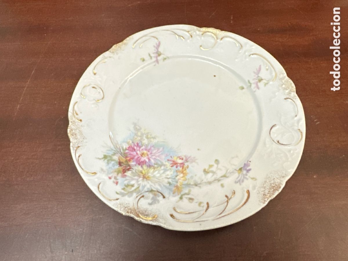 Antig&uuml;edades: ANTIGUO PLATO DE PORCELANA ESTILO MODERNISTA &iquest; LIMOGES ? CIRCA 1920