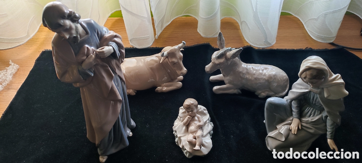 Antig&uuml;edades: Nacimiento de Porcelana Nao de Lladro como nuevo