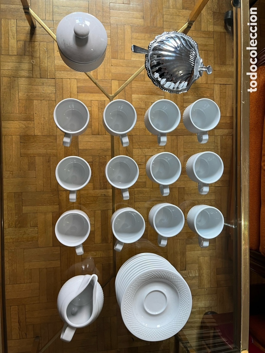Antig&uuml;edades: Juego de caf&eacute; a&ntilde;os 80 - Foto 1