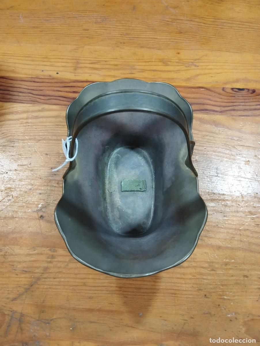 Antig&uuml;edades: CESTO DE BRONCE MACIZO CON DIBUJO. - Foto 3