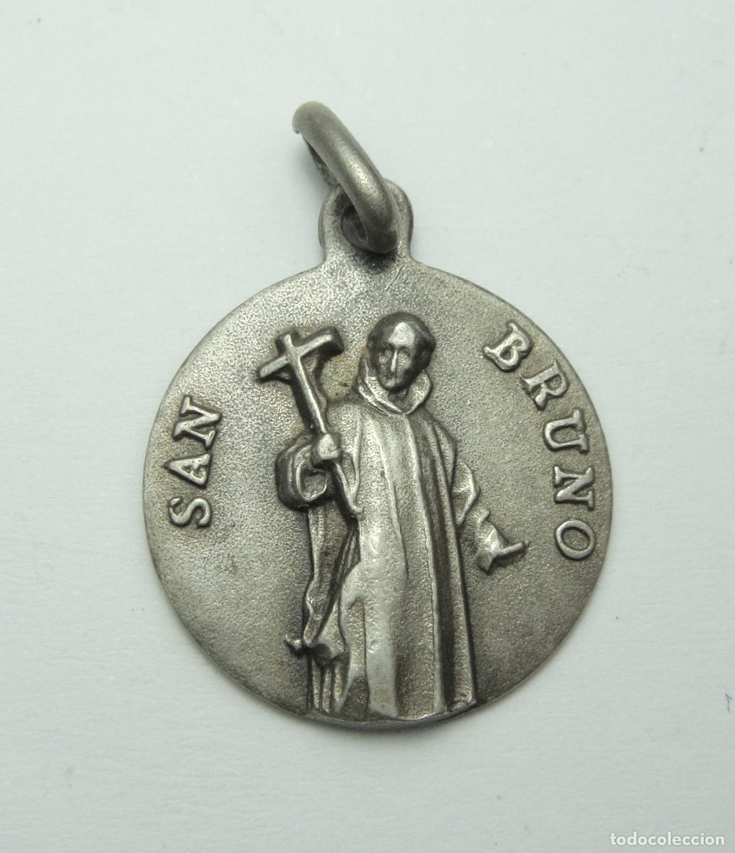 Antiques: Medalla religiosa &middot; San Bruno y Cartuja de Miraflores &middot; Plata &middot; ca. 1950