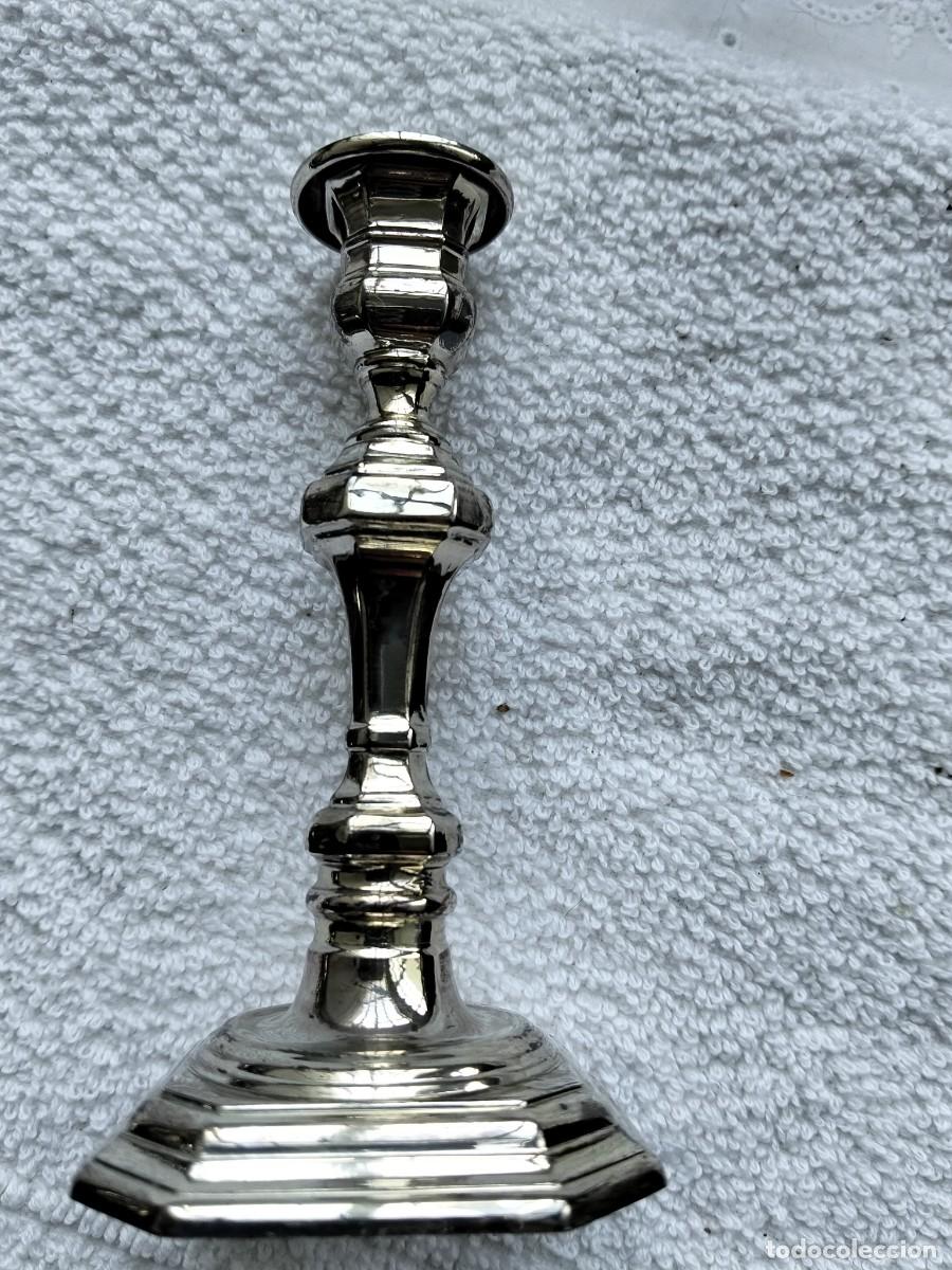 Antig&uuml;edades: CANDELABRO PEQUE&Ntilde;O PLATA PEDRO DURAN