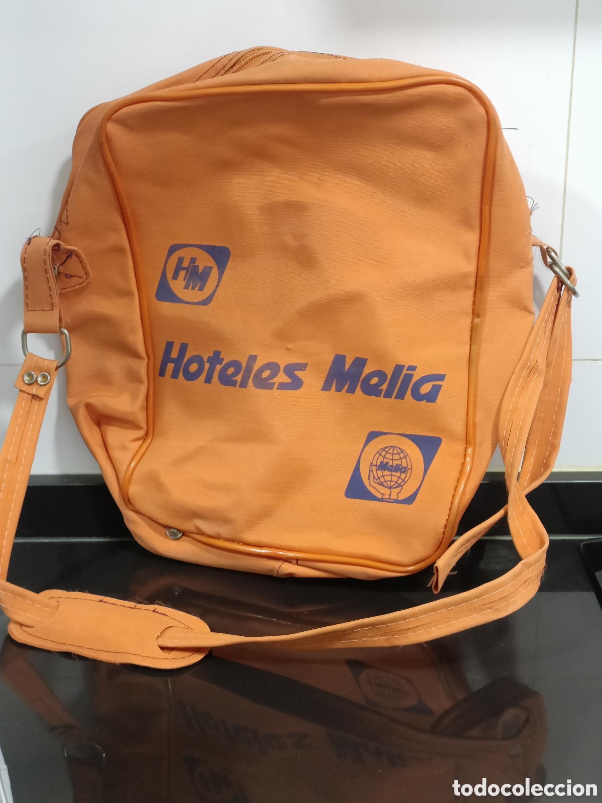 Antig&uuml;edades: Bolso Vintage Hoteles Meli&aacute; HM