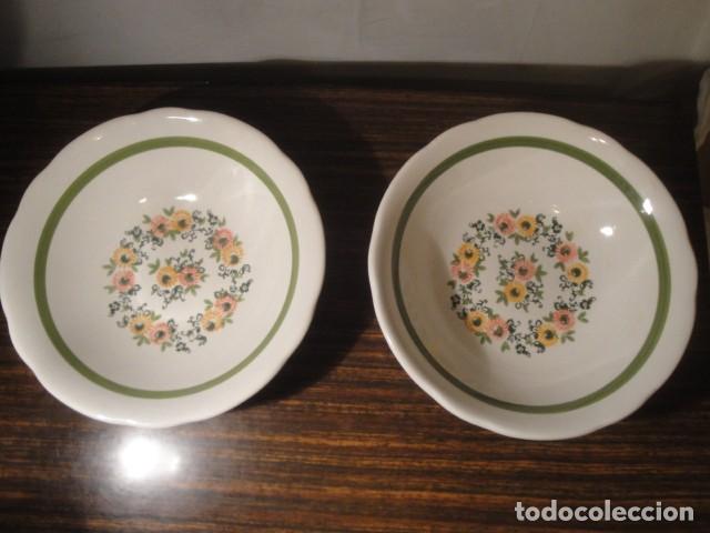 Antig&uuml;edades: 2 Cuencos de cer&aacute;mica esmaltada. Como nuevos. A&ntilde;os 70&rsquo; y 80&rsquo;.