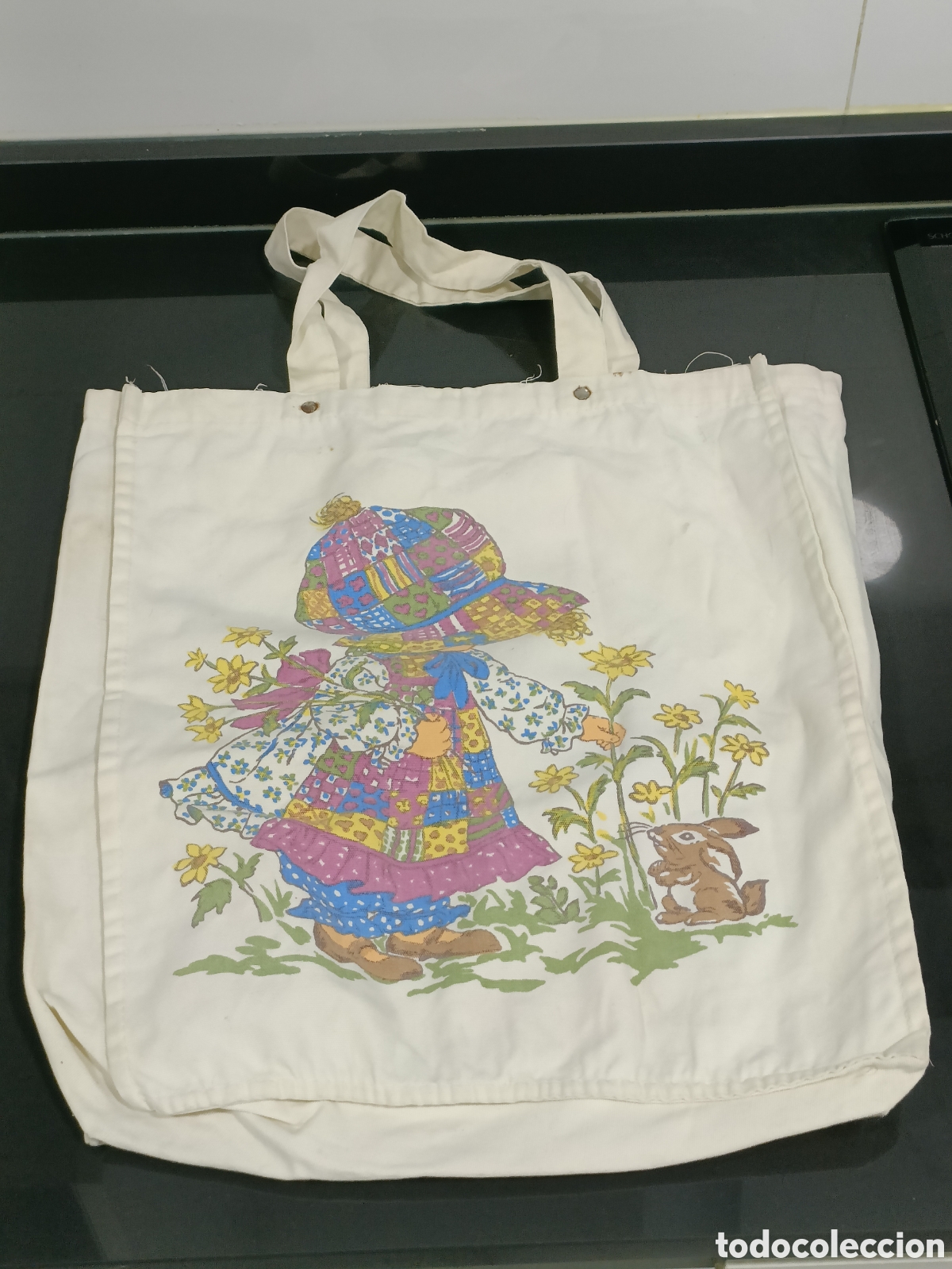 Antig&uuml;edades: A&ntilde;os 60/70 Vintage Bolso mu&ntilde;eca Holly Hobbie