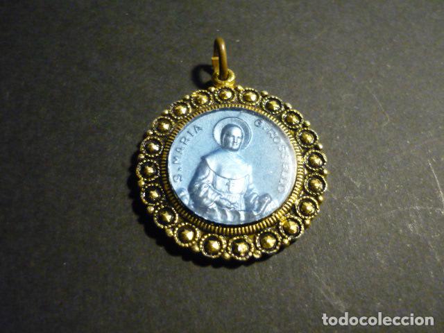 Antig&uuml;edades: SANTA MARIA JOSEFA ROSELLO ANTIGUA MEDALLA RELIGIOSA 2,5 CM