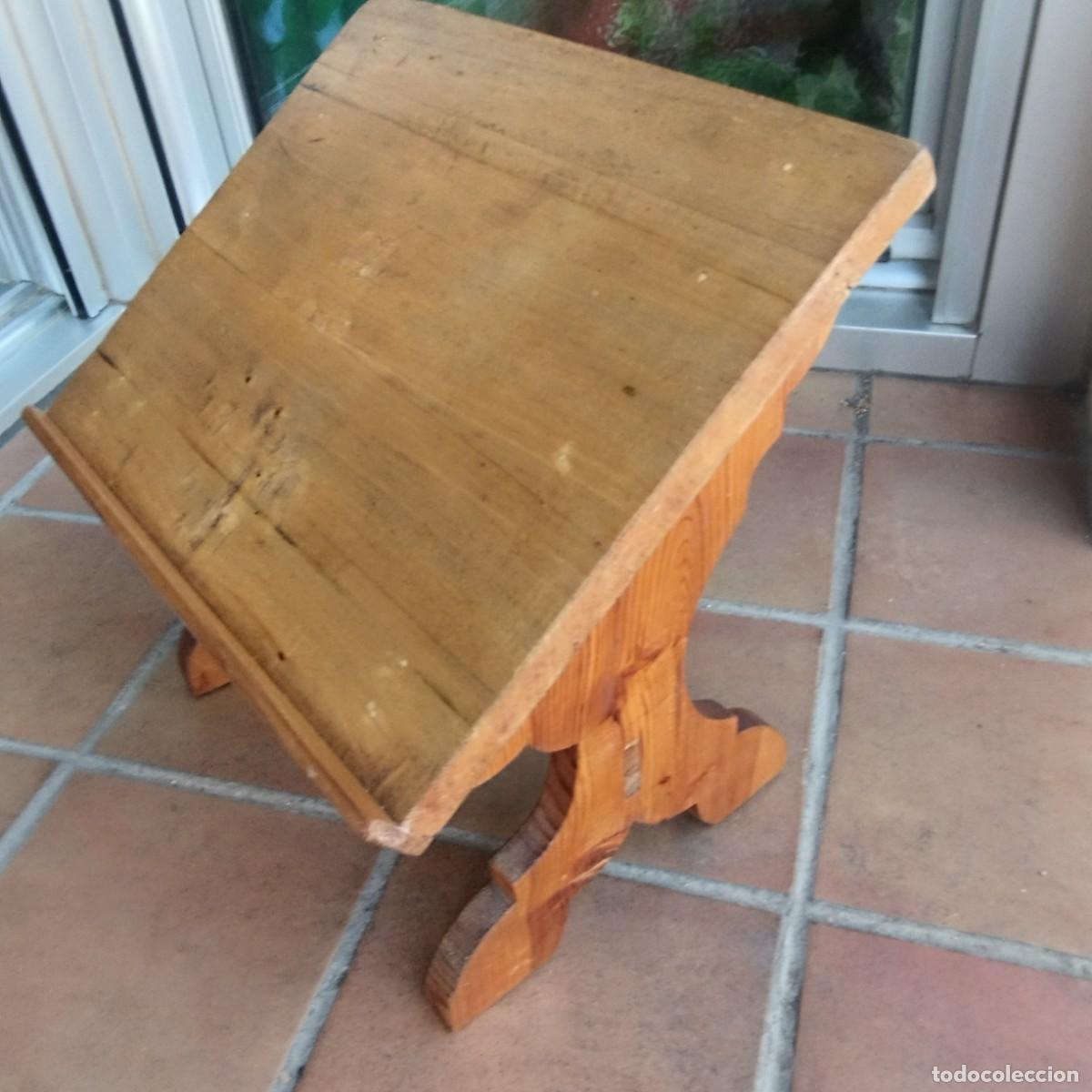 Antig&uuml;edades: MUEBLE ATRIL DE MADERA PARA MESA - Foto 2