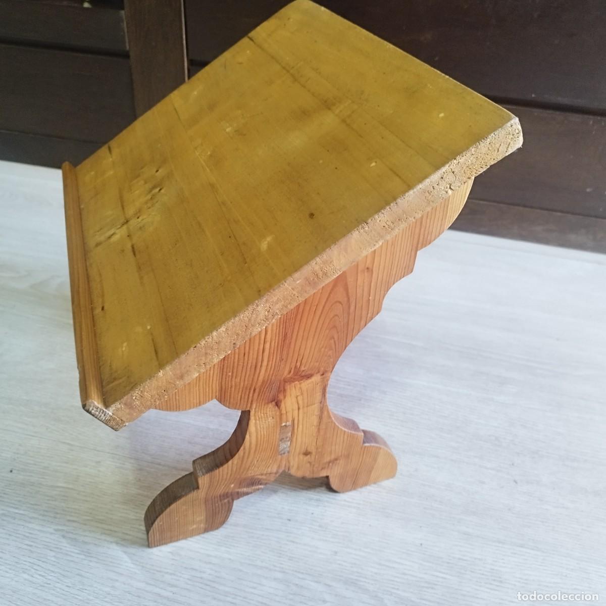 Antig&uuml;edades: MUEBLE ATRIL DE MADERA PARA MESA - Foto 5