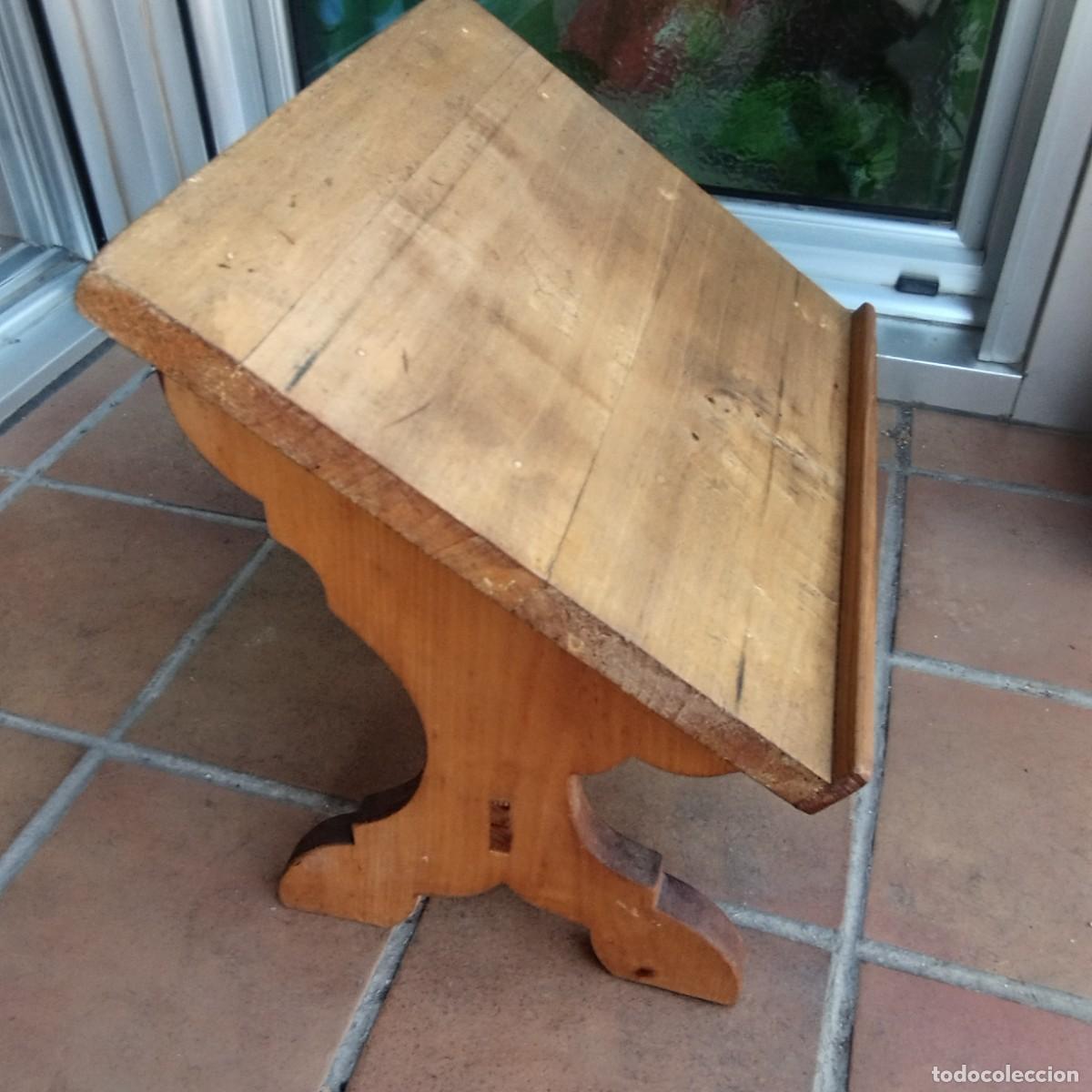 Antig&uuml;edades: MUEBLE ATRIL DE MADERA PARA MESA