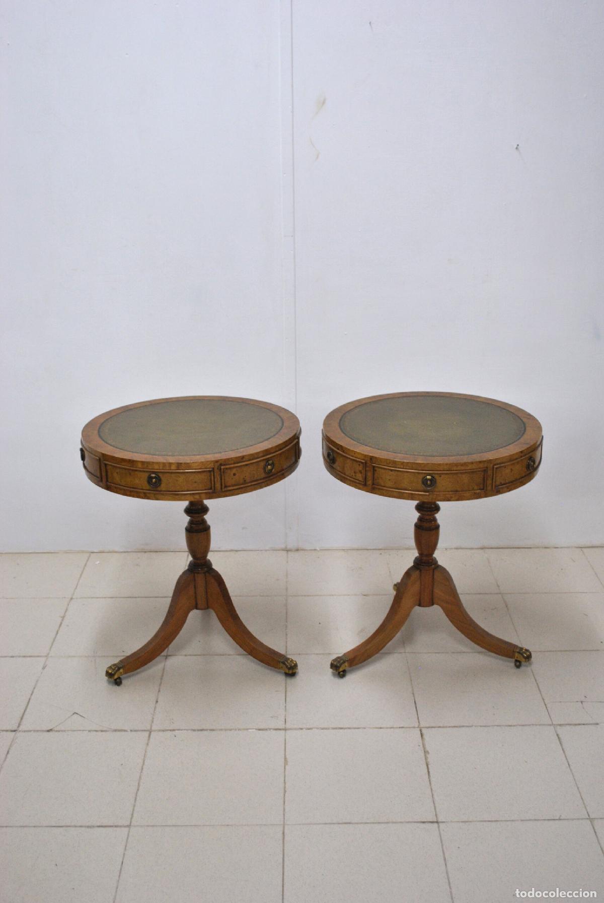 Antig&uuml;edades: Pareja de mesas inglesas estilo Regency - Foto 2