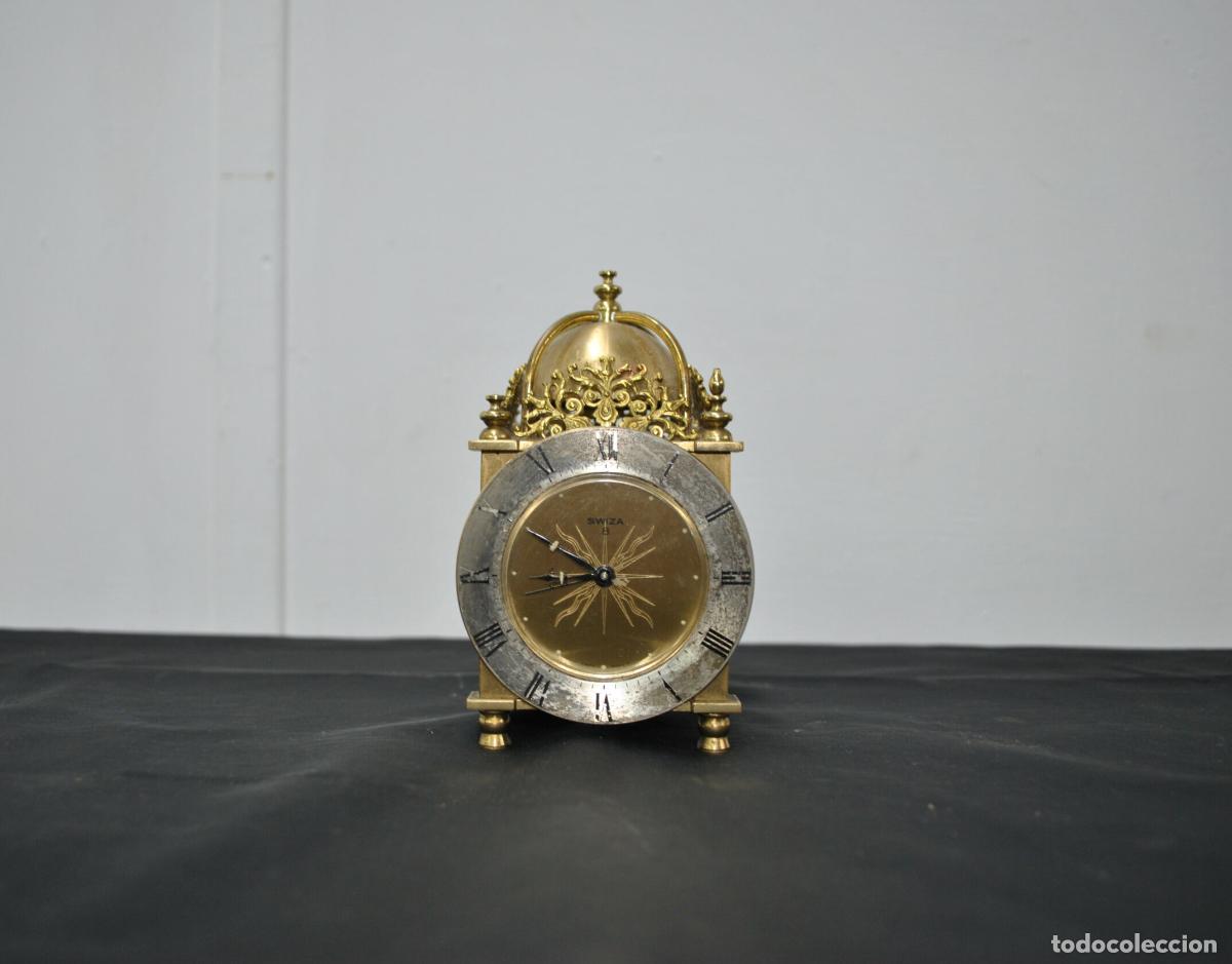 Antig&uuml;edades: Reloj despertador vintage Swiza 8