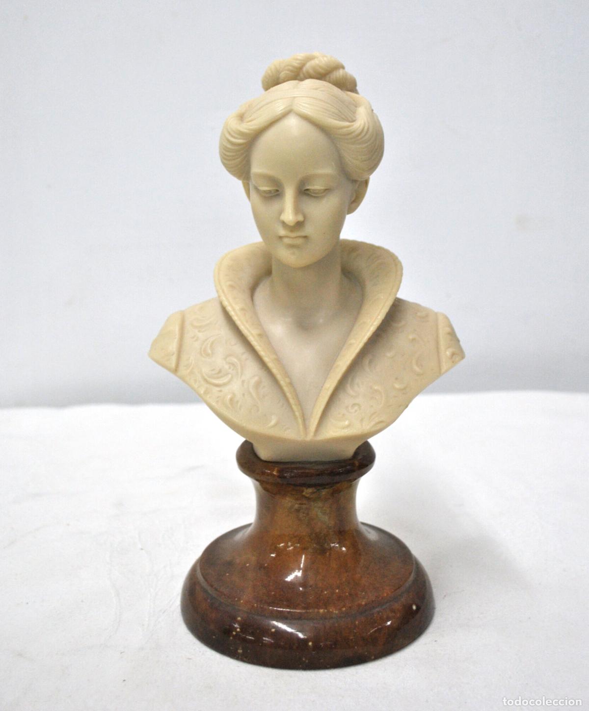 Antig&uuml;edades: Busto cl&aacute;sico dama marmolina