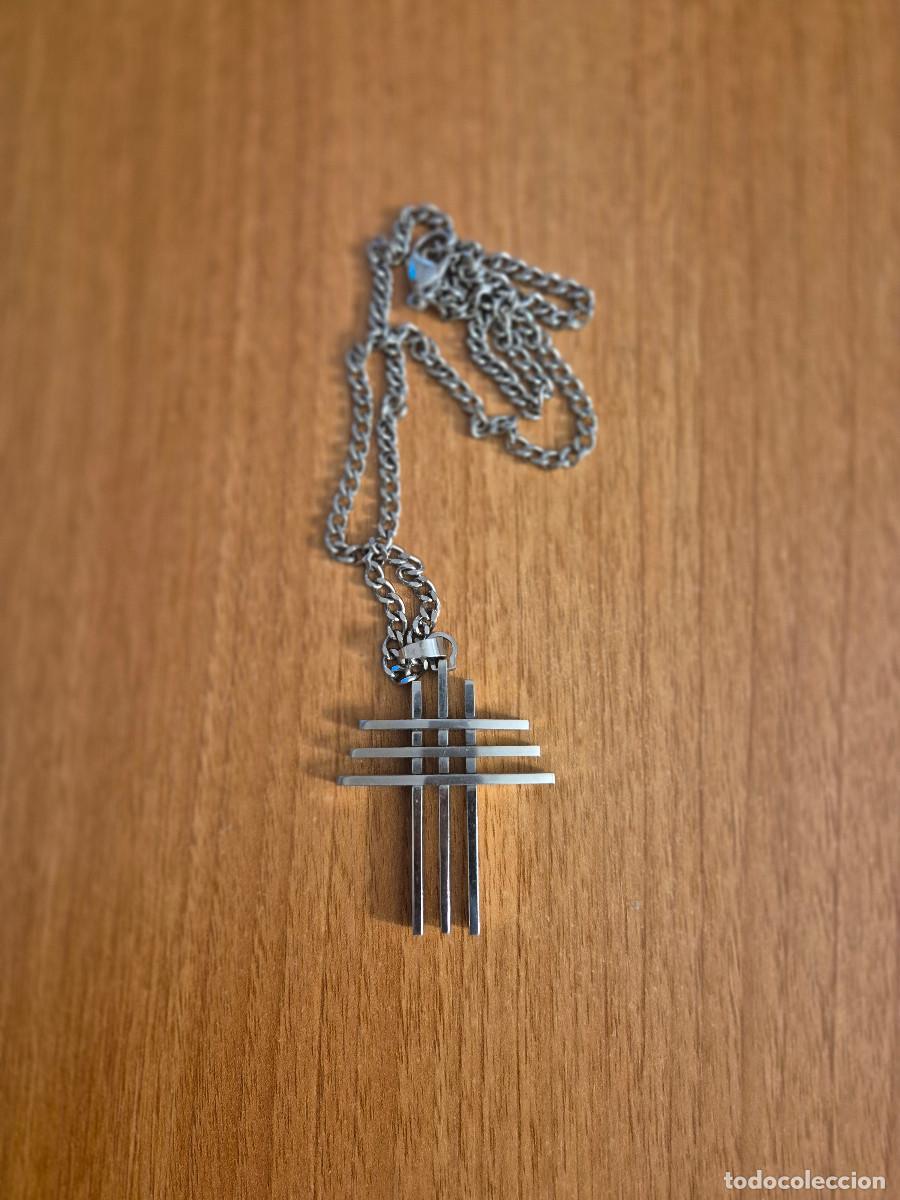 Antig&uuml;edades: CADENA COLLAR CON CRUZ. - Foto 1
