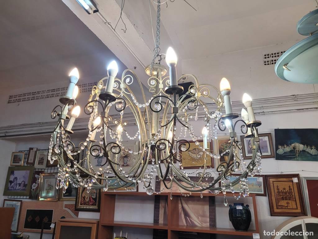 Antig&uuml;edades: L&Aacute;MPARA DE ARA&Ntilde;A CL&Aacute;SICA - Foto 2