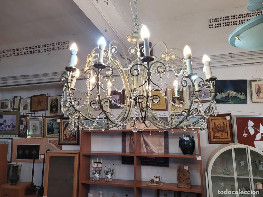 Antig&uuml;edades: L&Aacute;MPARA DE ARA&Ntilde;A CL&Aacute;SICA - Foto 3