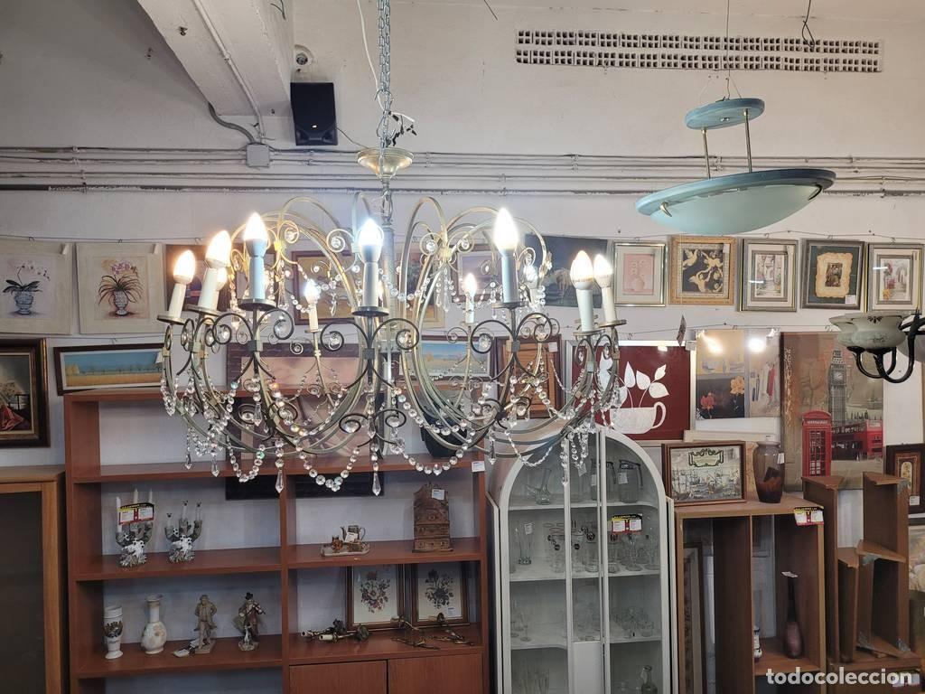 Antig&uuml;edades: L&Aacute;MPARA DE ARA&Ntilde;A CL&Aacute;SICA - Foto 4