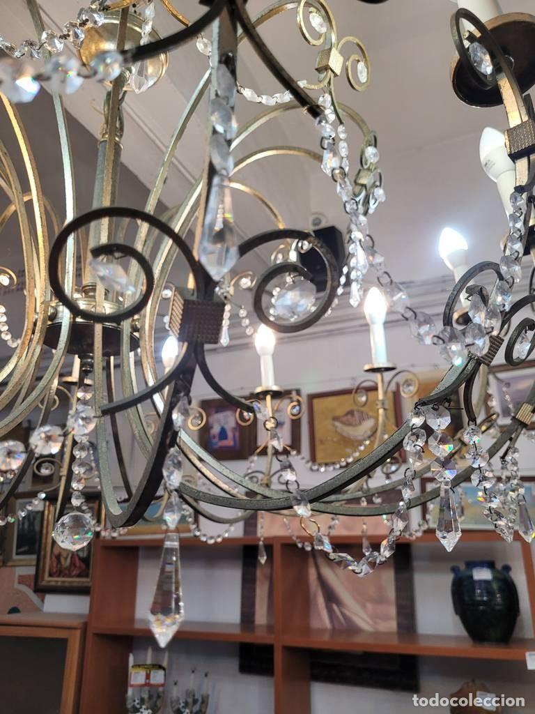 Antig&uuml;edades: L&Aacute;MPARA DE ARA&Ntilde;A CL&Aacute;SICA - Foto 7