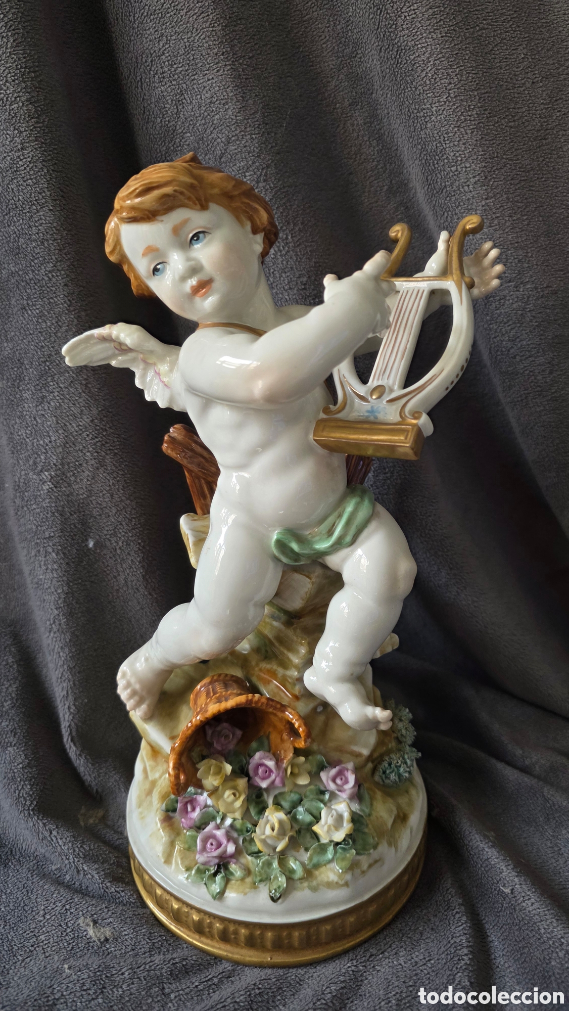 Antig&uuml;edades: Figura porcelana algora 4 estaciones