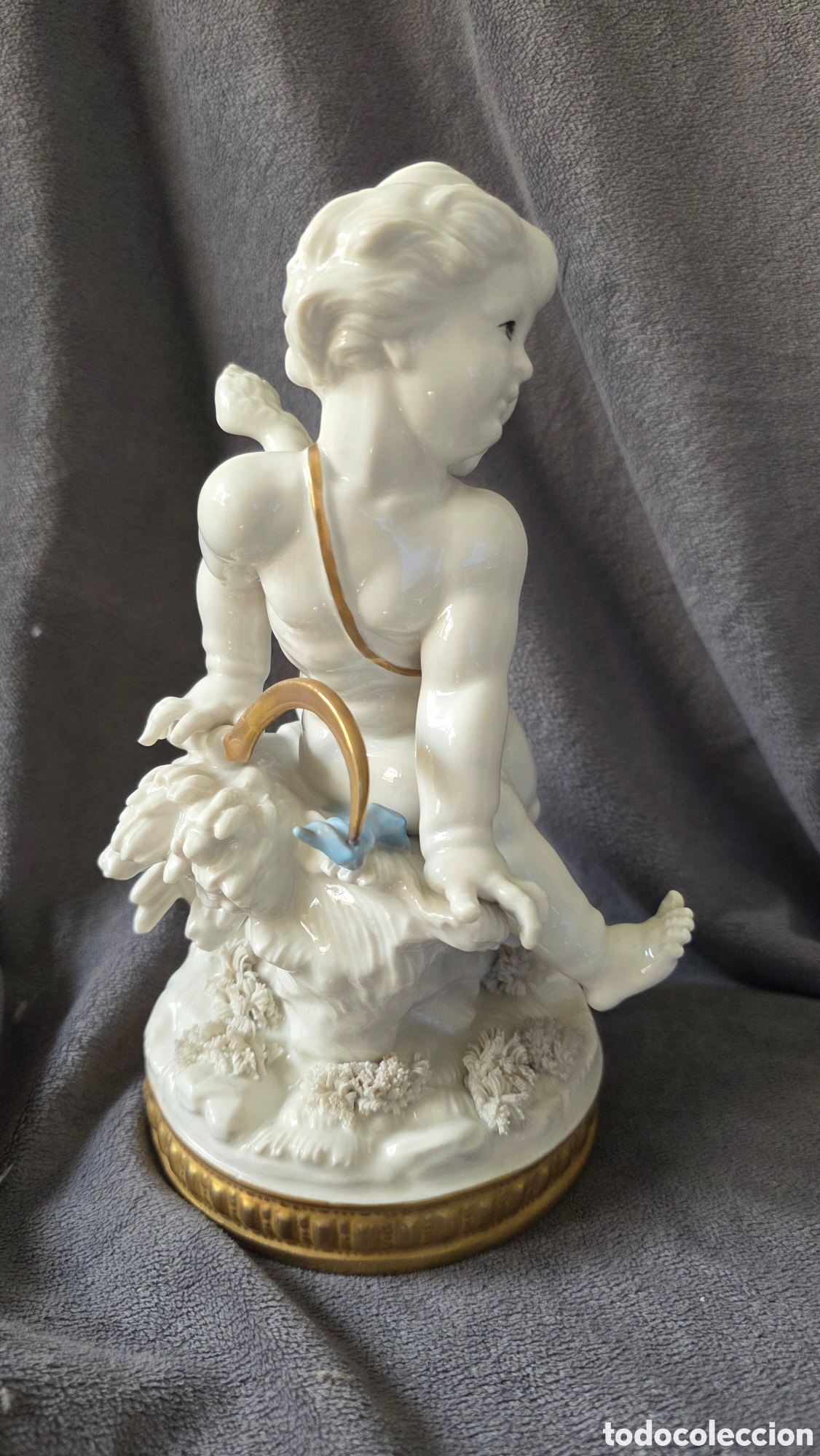 Antiquit&eacute;s: Figura porcelana algora 4 estaciones