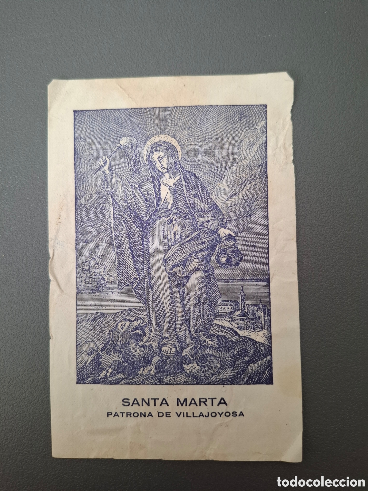 Antig&uuml;edades: Recuerdo de la coronaci&oacute;n Sta Marta - Villajoyosa- 1947