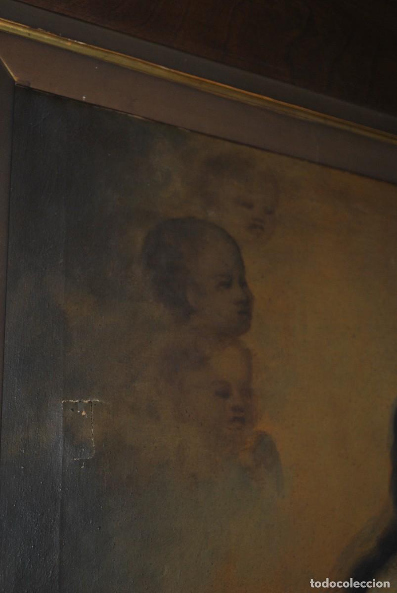 Antig&uuml;edades: Cuadro &oacute;leo religioso Inmaculada - Foto 6