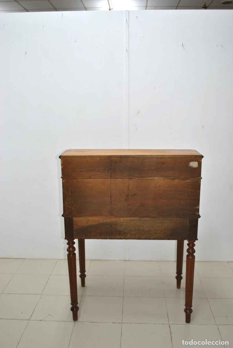 Antig&uuml;edades: Mueble escritorio bureau con persiana - Foto 11