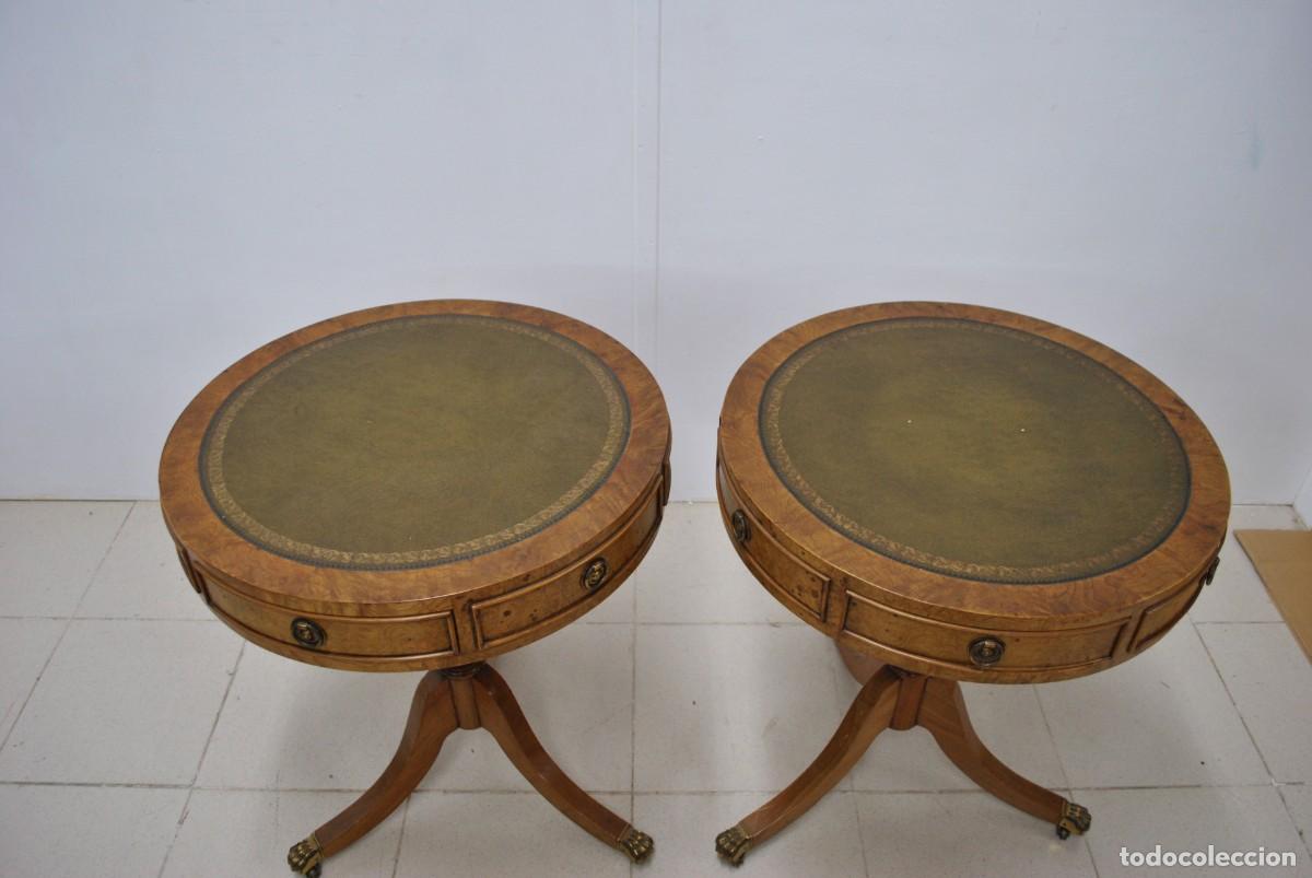 Antig&uuml;edades: Pareja de mesas inglesas estilo Regency - Foto 4