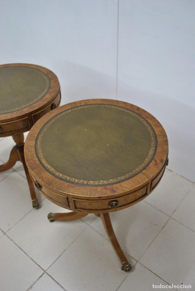 Antig&uuml;edades: Pareja de mesas inglesas estilo Regency - Foto 5